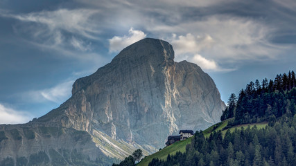 Sass da Putia, Badia valley, South Tirol, Italy.