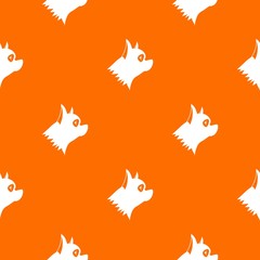 Pinscher dog pattern seamless