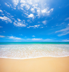 beach and tropical sea