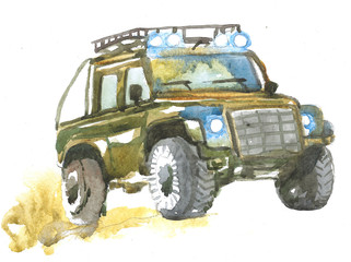 SUV going © lora Pylova