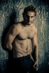 muscular sexy man
