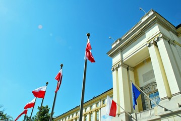 Flags on the masts