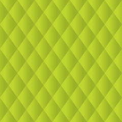 Fototapeta na wymiar Seamless Lime Green Diamond Padded Panel Diagonal