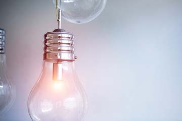Image of light bulb representing overthinking concept