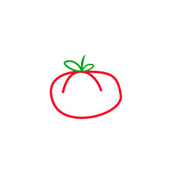 Web line icon. Tomato.