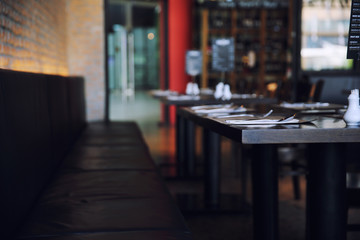 Table set background with nobody