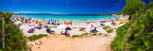 Spiaggia Delle Bombarde Beach Near Alghero Sardinia Italy