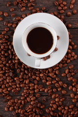 Fresh Roasted Coffee Beans Background