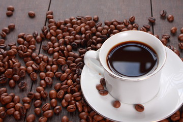 Fresh Roasted Coffee Beans Background