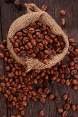 Fresh Roasted Coffee Beans Background