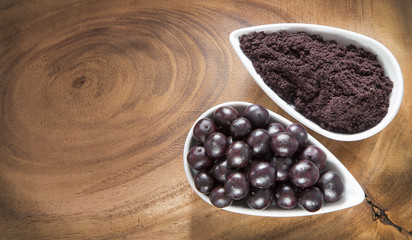 Fruit and acai powder - Euterpe oleracea