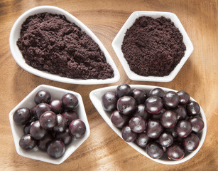 Fruit and acai powder - Euterpe oleracea