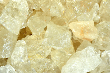 Fototapeta na wymiar many Salt stones in a close up photo