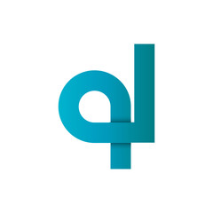 Initial Letter QL Rounded Design Logo