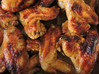  Baked chicken wings, baked chicken wings background