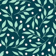 kbecca_vector_leafyberries_pattern_seamless_tile