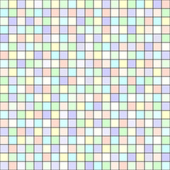 Square pattern. Seamless vector tile background