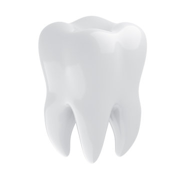 Restoration and renovation of the tooth enamel. 3D render