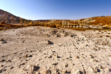 Obraz na płótnie Canvas Negev Desert in Israel