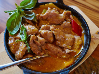 Traditional Chinese pork in sweet sour sauce