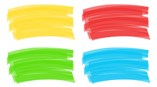 Textmarker bunt