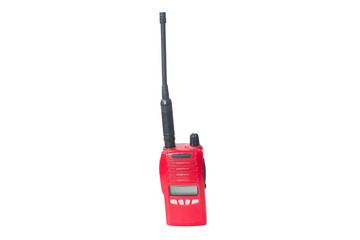 set radio communication on white background