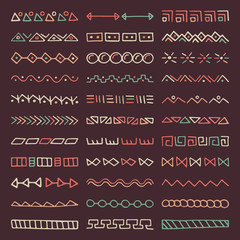 Set of Hand Drawn Vector Dividers