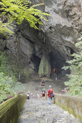 Parfüm Pagode Huong Tich Höhle im vietnamesisch Chua Huong, Hanoi