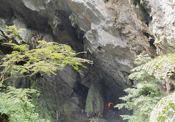 Parfüm Pagode Huong Tich Höhle im vietnamesisch Chua Huong, Hanoi