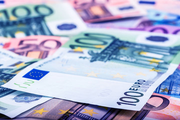 Euro banknotes
