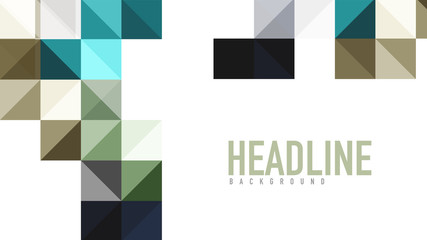 Obraz premium Modern geometric presentation background