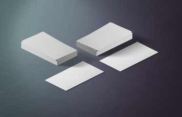 Business cards. Template for branding identity. For graphic designers presentations and portfolios. Mock up business template