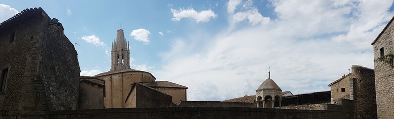 Girona. Stare miasto. Panorama © michalsen