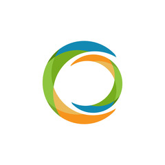 circle business abstract logo