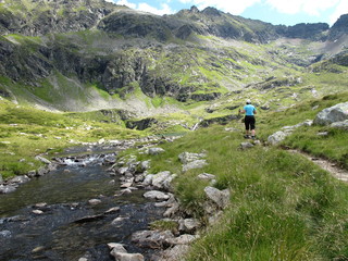 Obraz premium bergtour in schladming