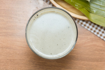 black sesame soy milk