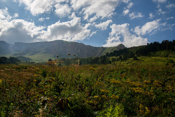 Fototapeta premium Majestic mountain landscapes of the Caucasian reserve