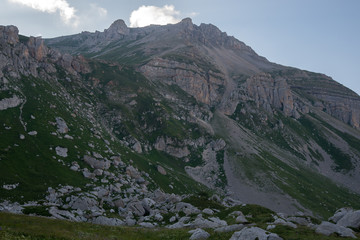 Majestic mountain landscapes of the Caucasian reserve