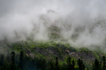 Majestic mountain landscapes of the Caucasian reserve