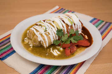 Red - Greens Salsa Burrito