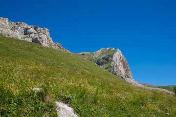 Majestic mountain landscapes of the Caucasian reserve
