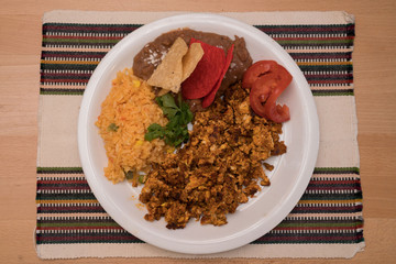 Huevos con chorizo - Mexican sausage with eggs