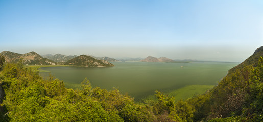 Obraz premium Panorama with Lake Skadar Montenegro