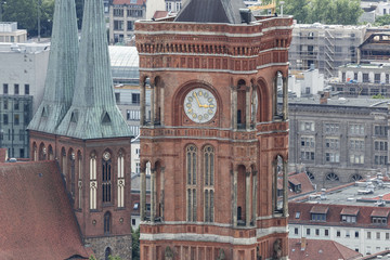 berlin townhall germany from above