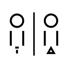 toilet sign symbol icon