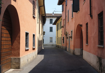 Rivolta d'Adda (Cremona, Italy): old street
