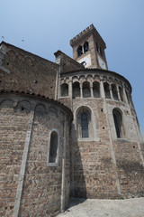 Fototapeta na wymiar Rivolta d'Adda (Cremona, Italy): San Sigismondo, medieval church