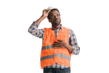 construction worker in safety vest