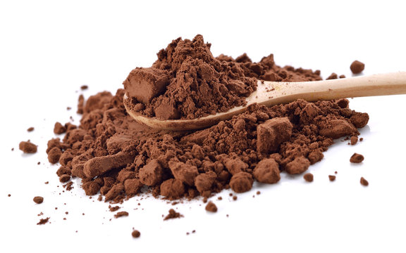 Cocoa Powder Isolated On White Background