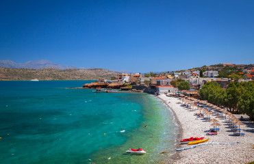 Amazing beach in Plaka, Greece